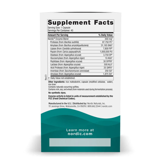 Nordic Naturals Digestive Enzymes