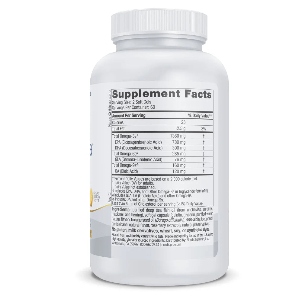 Nordic Naturals ProOmega 3-6-9