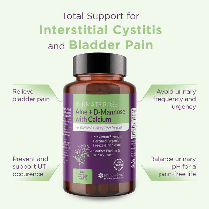 Intimate Rose Aloe + D mannose with calcium