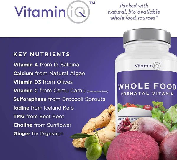 Vitamin IQ Whole Food PreNatal Vitamin