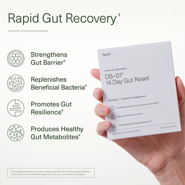 Seed 14 Day Gut Reset - Prebiotic and Probiotic for Women & Men