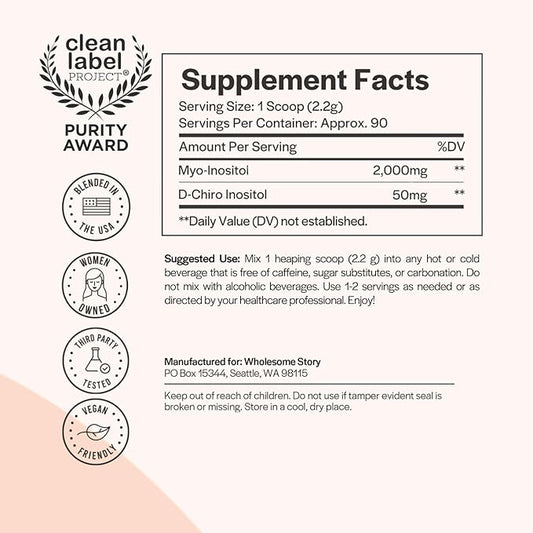 Wholesome Story Myo & D Chiro Inositol
