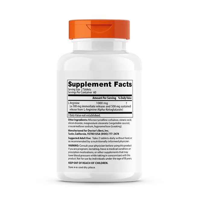 Dr Best L Arginine Sustained Release