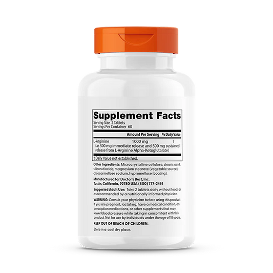 Dr Best L Arginine Sustained Release