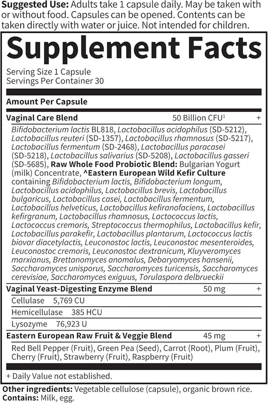 Garden of life Vaginal Care Raw Probiotics