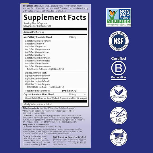 Garden of life Mens Probiotics