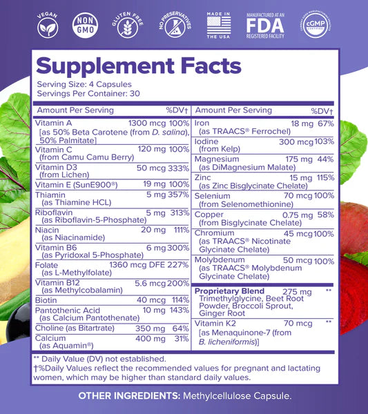 Vitamin IQ Whole Food PreNatal Vitamin