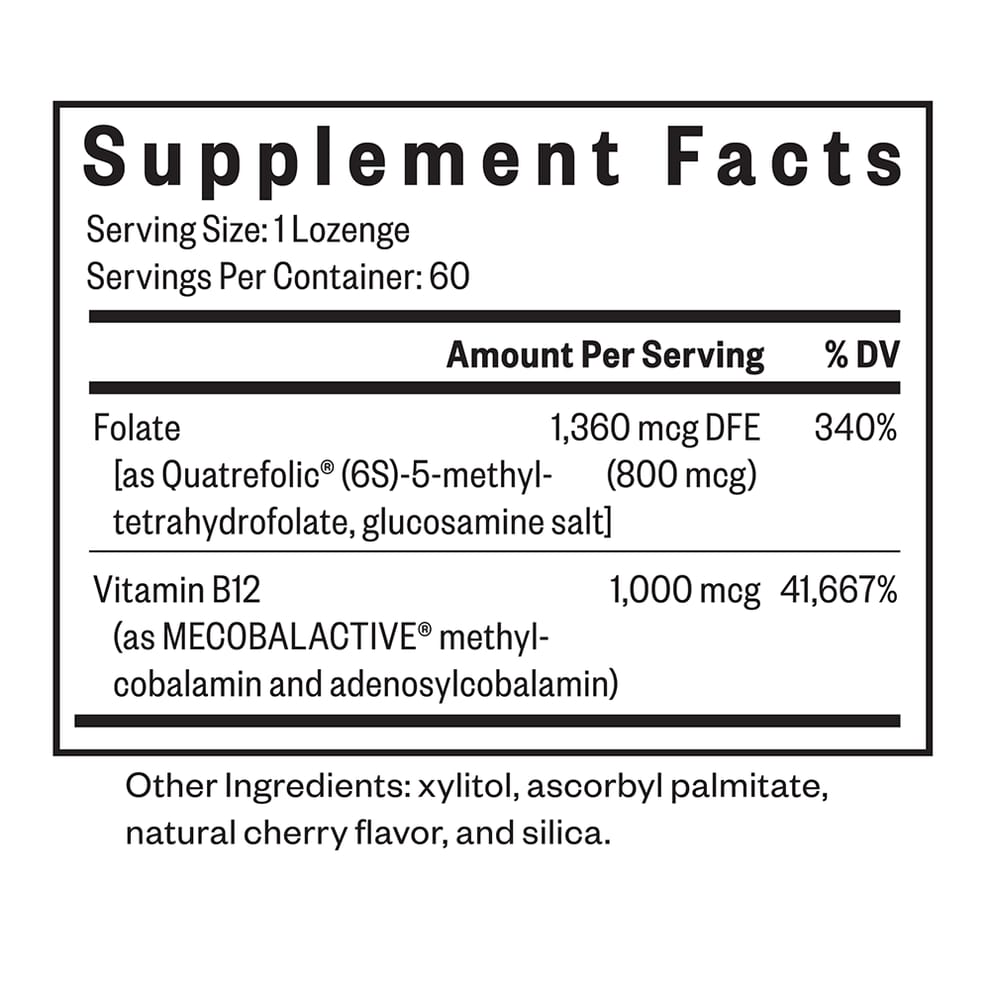 Seeking Health Methyl B12 with L-Methylfolate