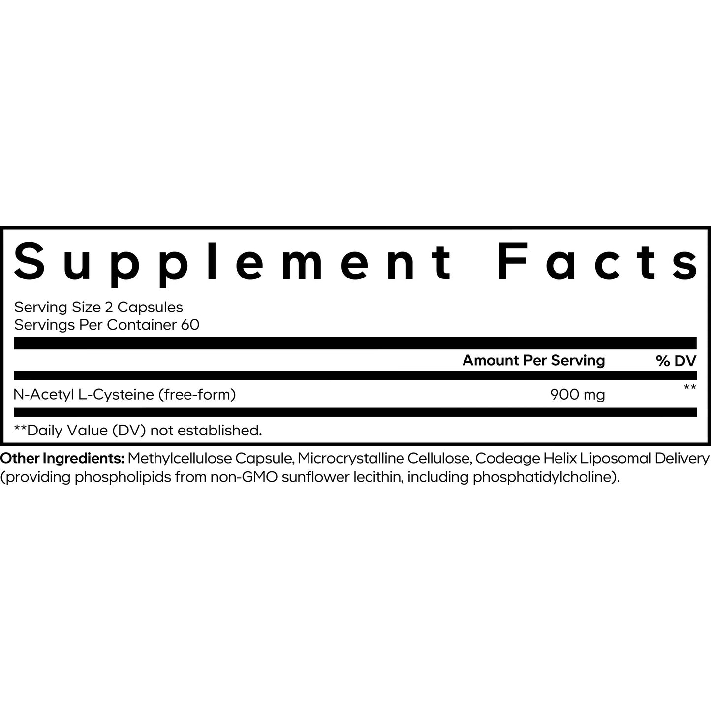 Codeage Liposomal NAC