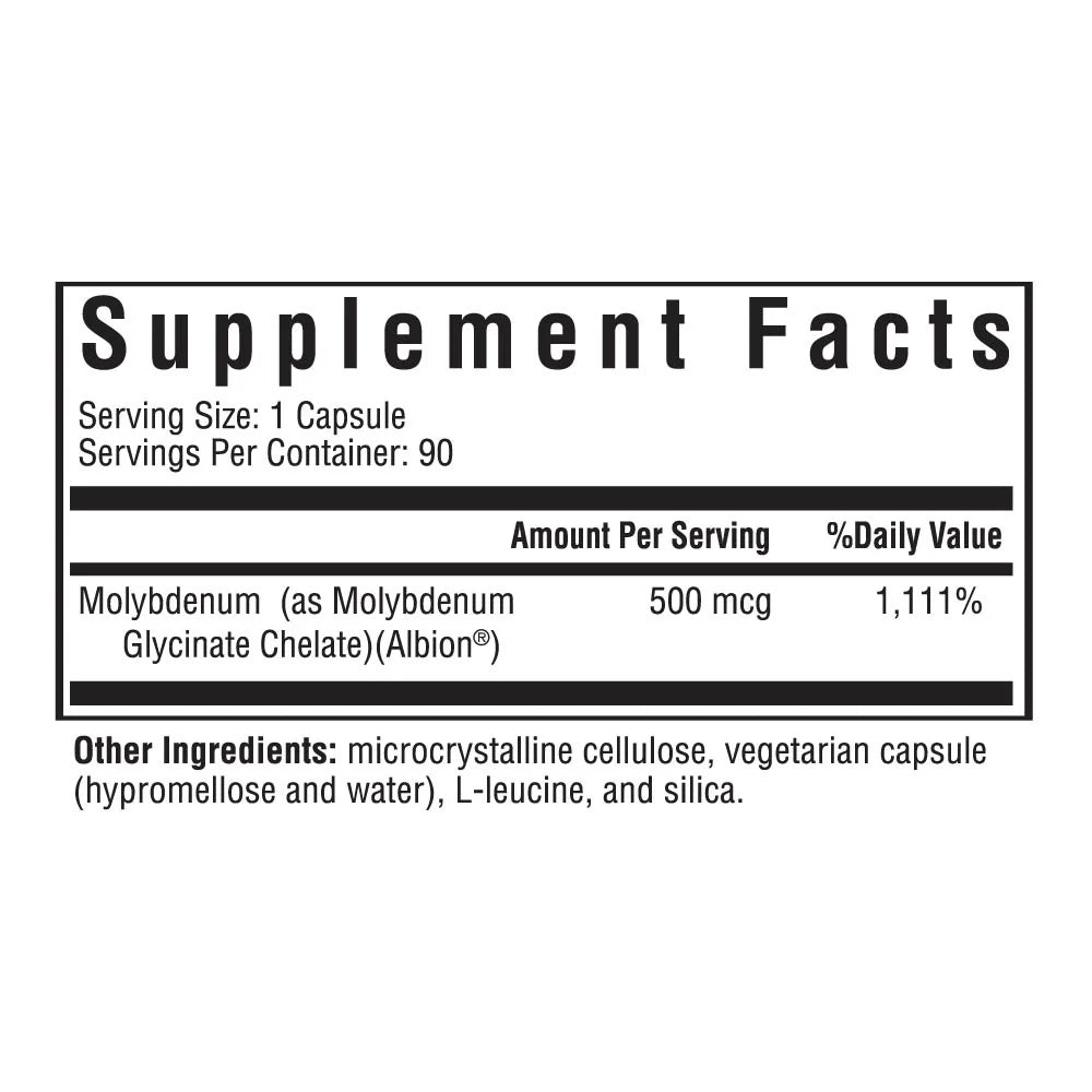 seeking Health Molybdenum