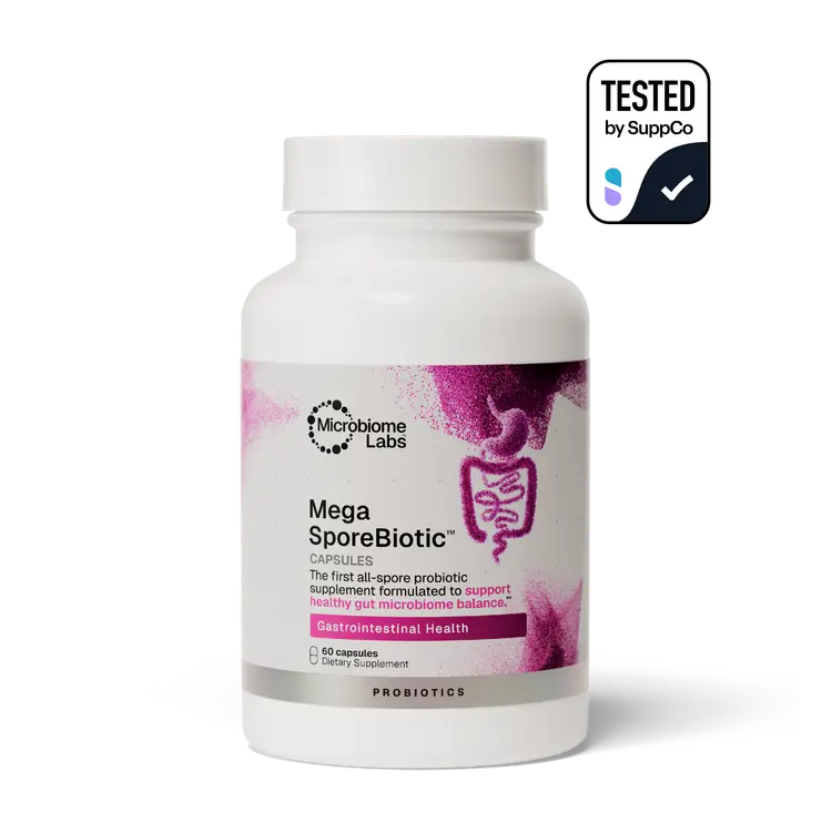 MicroBiome Labs Mega SporeBiotic (Probiotics) By 60 caps