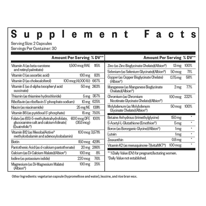 Seeking Health Prenatal Essentials