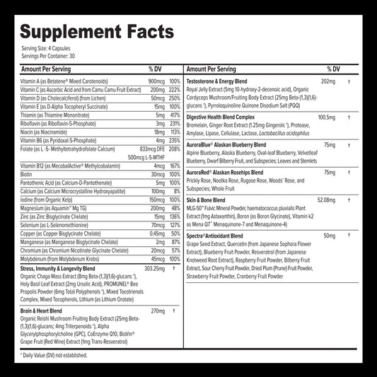 Primitive Scientific Whole Food Multivitamin For Men