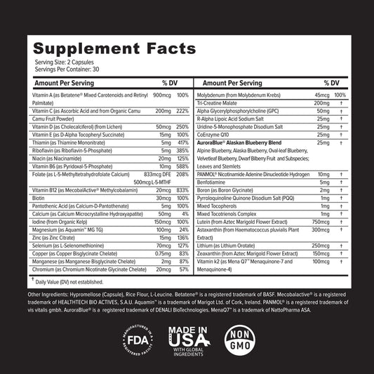 Primitive Scientific Whole Food 2/Day Essentials For Adults & Seniors