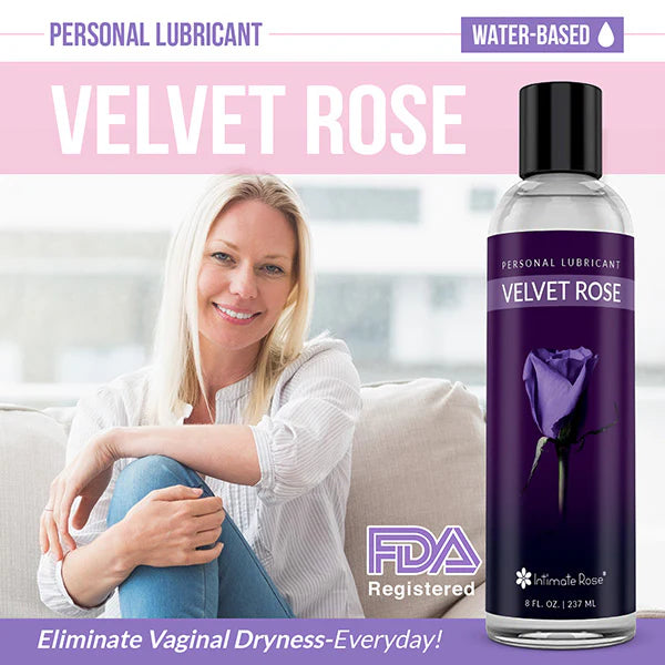 Intimate Rose Velvet Rose Water Based Personal Lubricant