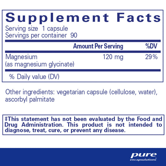 Pure Encapsulations Magnesium Glycinate