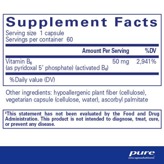 Pure Encapsulations Vitamin B6 (P5P)