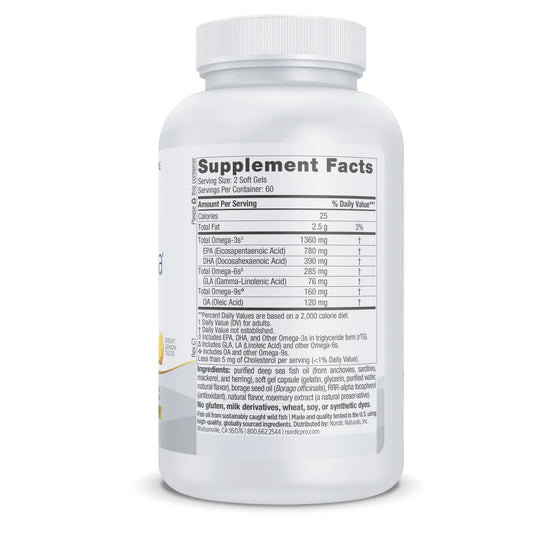 Nordic Naturals ProOmega 3-6-9