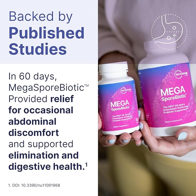 MicroBiome Labs Mega SporeBiotic (Probiotics) By 180 caps