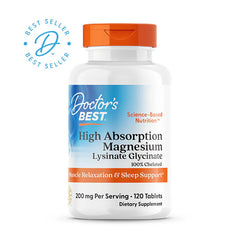 Dr Best Magnesium Lysinate Glycinate ( 120 Tablets)