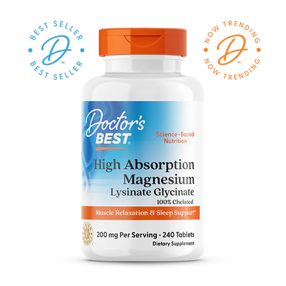 Dr Best Magnesium Lysinate Glycinate (240 Tablets)