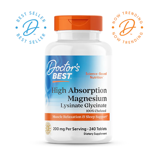 Dr Best Magnesium Lysinate Glycinate (240 Tablets)