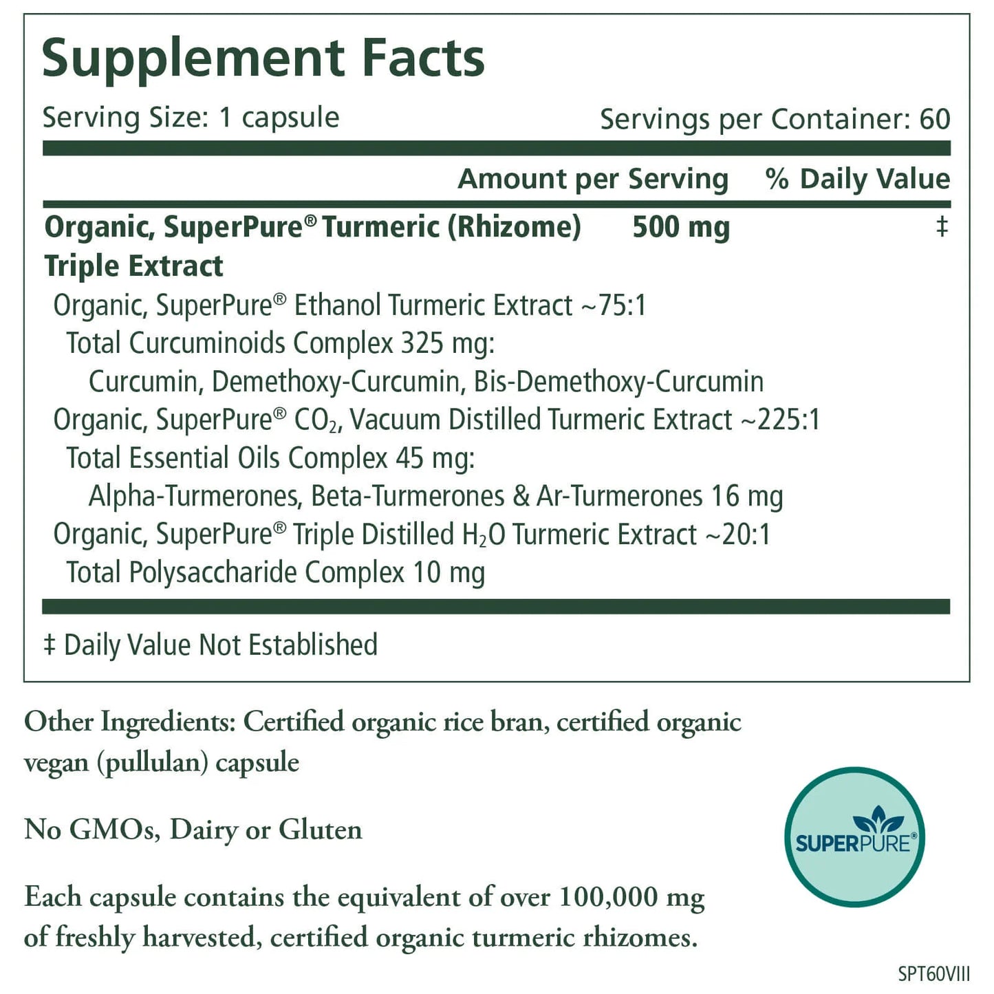 Pure Synergy SuperPure Tumeric