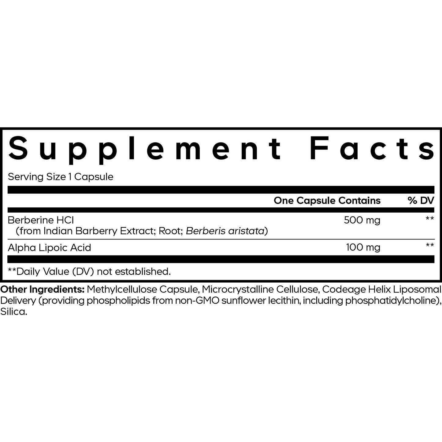 Codeage Berberine Phytosome