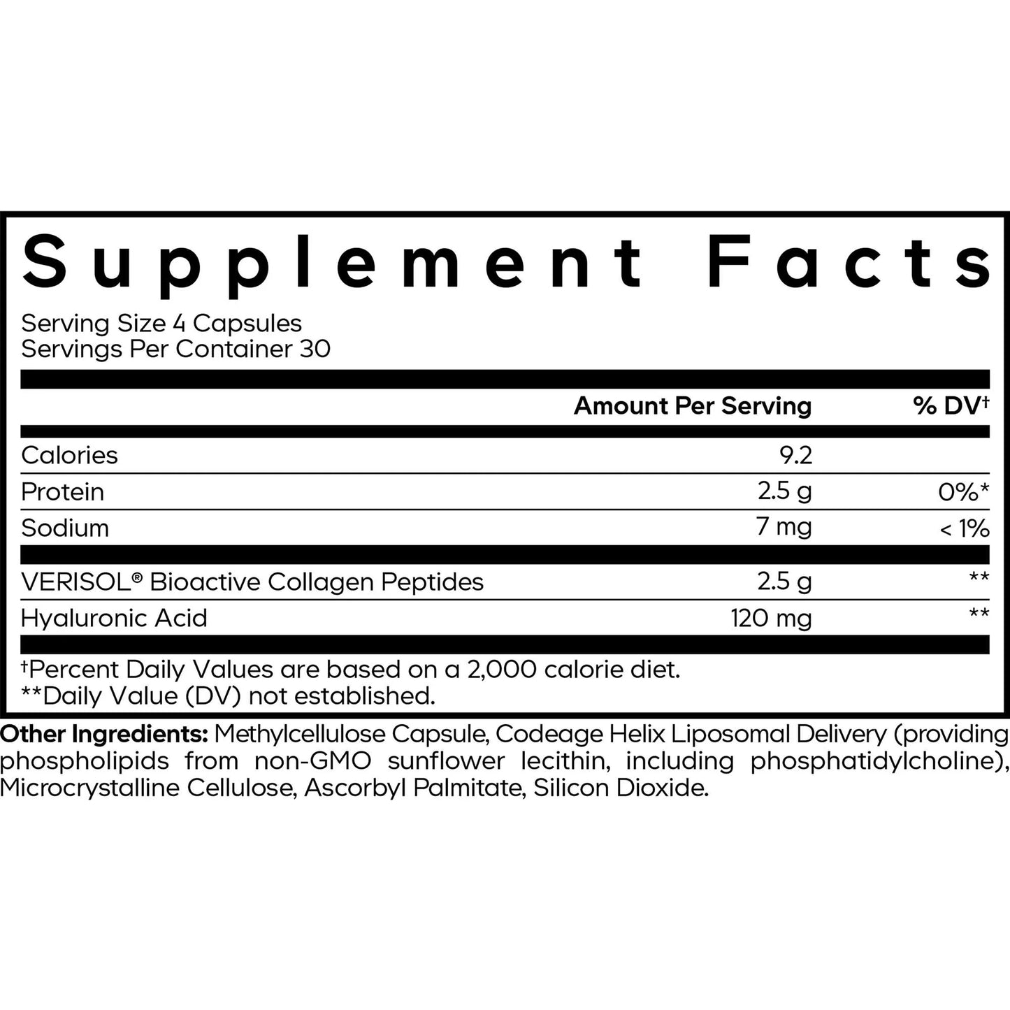 Codeage  Liposomal Tripeptide Beauty GPH