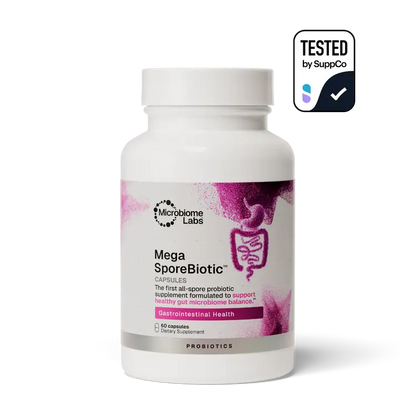 MicroBiome Labs Mega SporeBiotic (Probiotics) By 60 caps