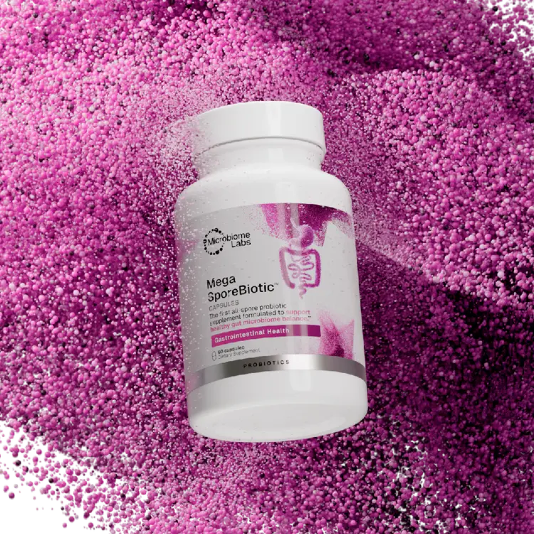 MicroBiome Labs Mega SporeBiotic (Probiotics) By 60 caps
