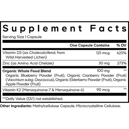 Codeage Amen Vitamin D3, K2, and Zinc