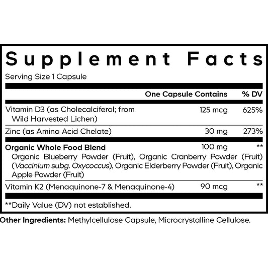 Codeage Amen Vitamin D3, K2, and Zinc