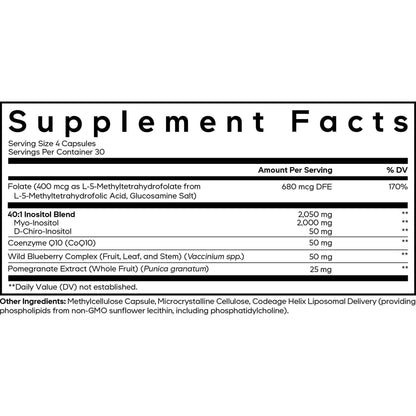 Codeage Liposomal Ovarian Inositol Capsule