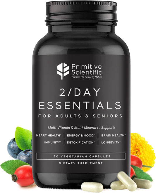 Primitive Scientific Whole Food 2/Day Essentials For Adults & Seniors