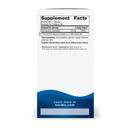 Nordic Natural Zinc Glycinate