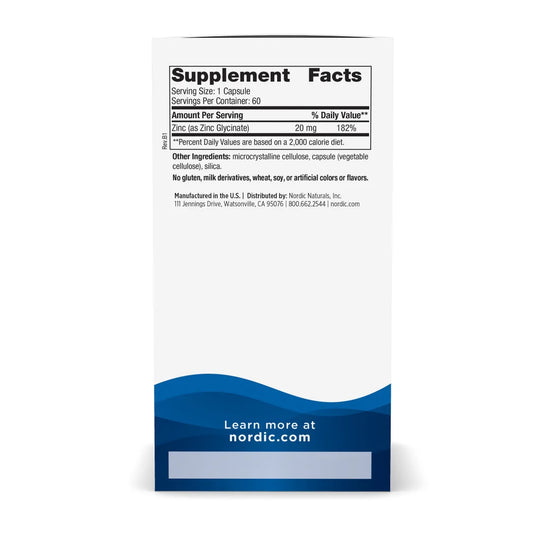 Nordic Natural Zinc Glycinate