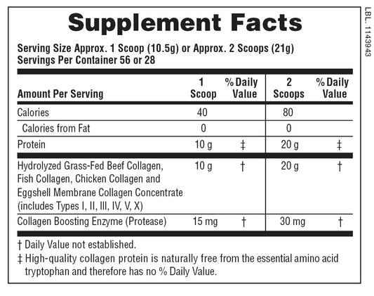 NaturesPlus Collagen Peptides 588g