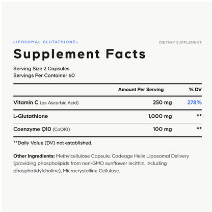 Codeage Liposomal Glutathione + Coq10 & Vitamin C