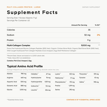 Codeage Multi Collagen Protein Powder Large