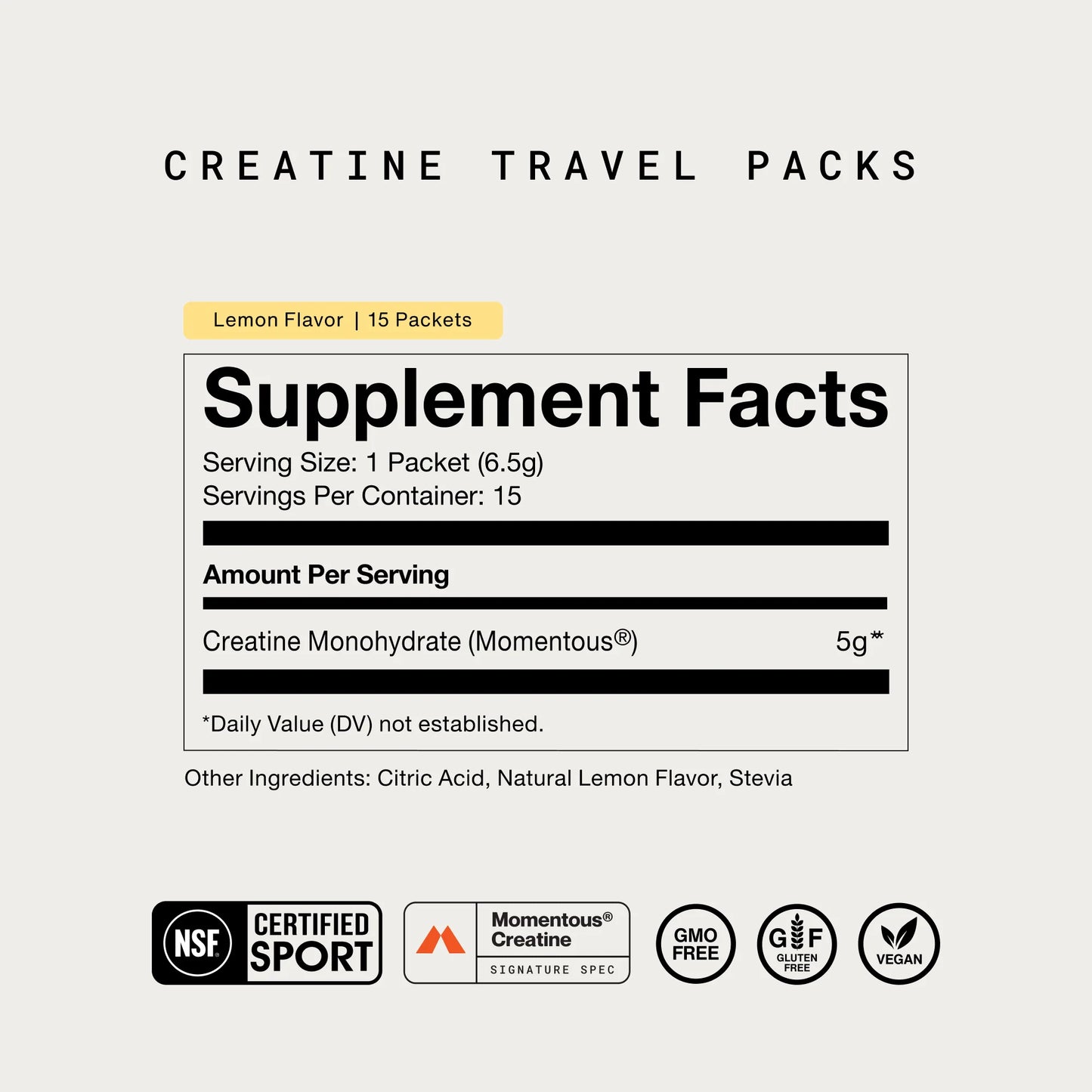 Momentous Creating 15 Travel packs