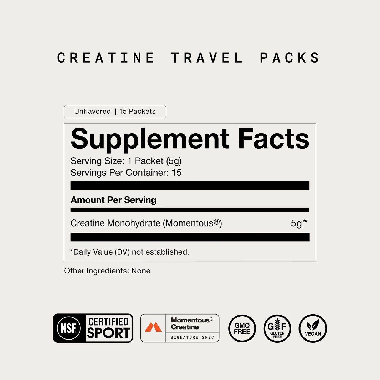 Momentous Creating 15 Travel packs